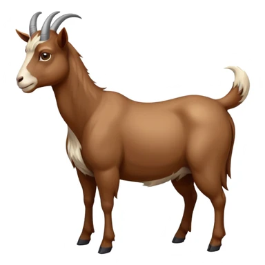 Goat with horse body sticker