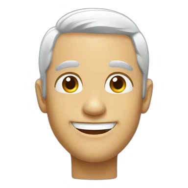 Frenchman smiling sticker