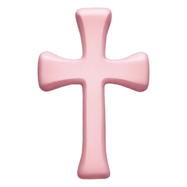 Pastel pink  cross staring lines sticker
