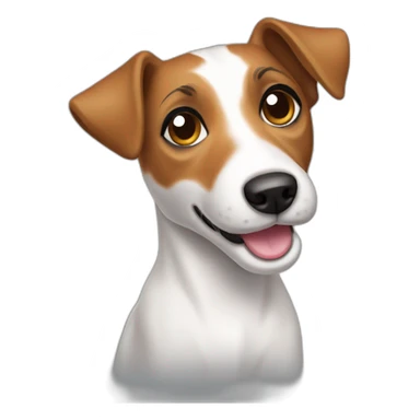 dog Jack Russell Terrier full body sticker