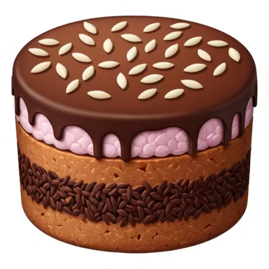 chocolate rice cake sticker
