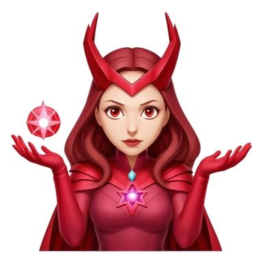 Scarlet witch magic sticker