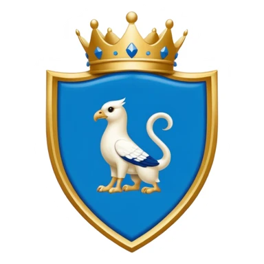 Crea el escudo del málaga c.f. Con patas azules  sticker