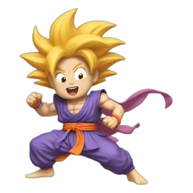 Auntie goku charging sticker