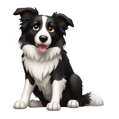 Border Collie Full Body sticker