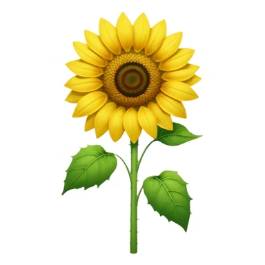 Sunflower sticker