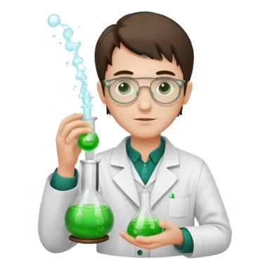 man potion alchemist sticker