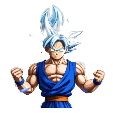 Goku ultra instinct  sticker