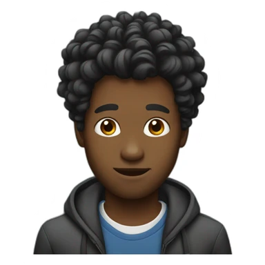 black men with twist hair sticker