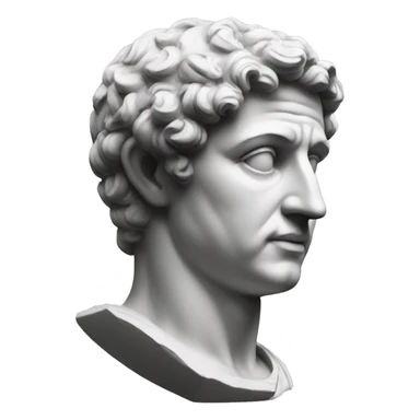 Roman statue sticker