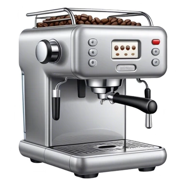 Coffee machine sticker