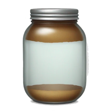 Empty  jam jar  sticker