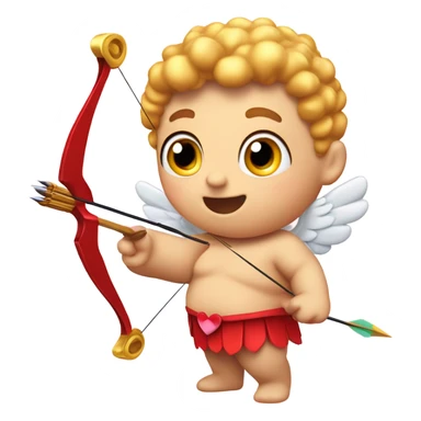 Cupid’s arrow sticker