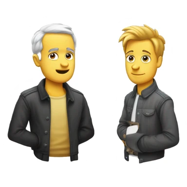 Mann rotehaate und bart  - im Profil von der seite sticker