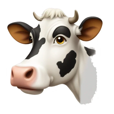 cow side view sticker