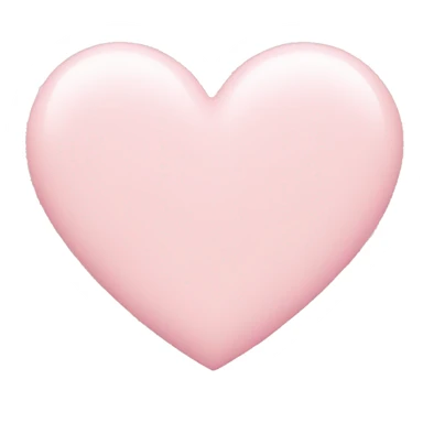 Pastel pink heart sticker