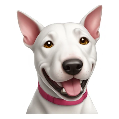 Bullterrier dog sticker