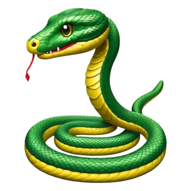Snake with bow tie sticker