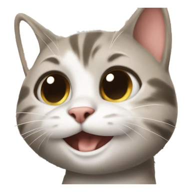 cat on Eiffel Tower  sticker