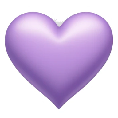 Pastel Purple Heart  sticker