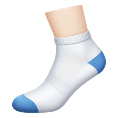 A maid white sock sticker