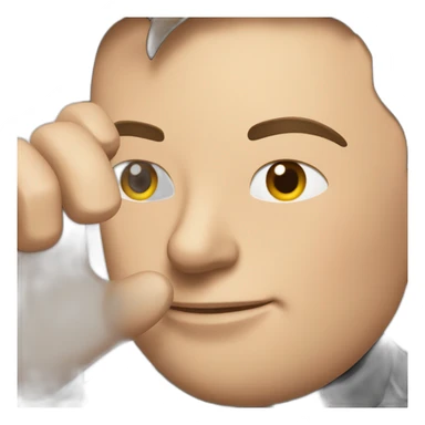 Elon Musk avec un clé à la main sticker