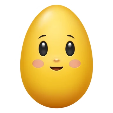 yellow egg sticker