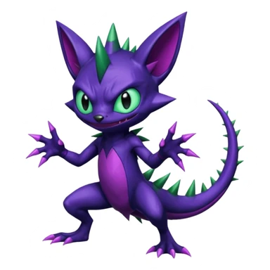 Venom-Sableye-Stitch-Sneasel-fusion, full body sticker