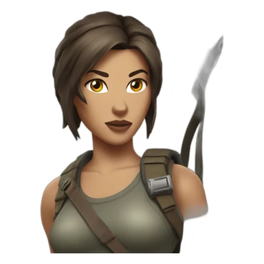 Lara Croft Tomb Raider sticker