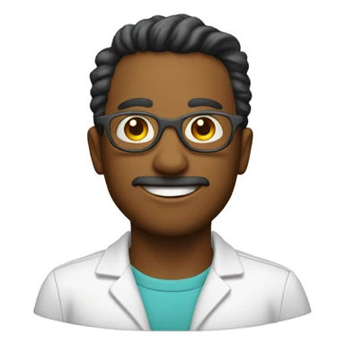 Psicólogo sorrindo sticker