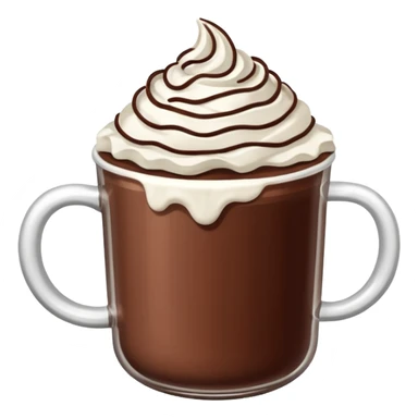 Hot chocolate sticker