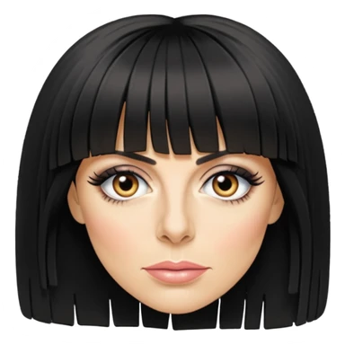 claudia winkleman lots of fringe sticker