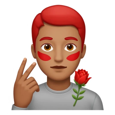 stikers de Red primavera pero para varón sticker