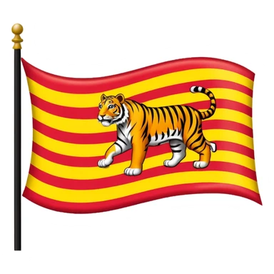 Tamil eelam libration tigers flag sticker