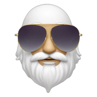 wizard aviator sunglasses sticker