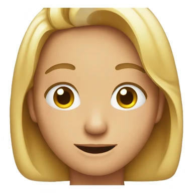 A relieved emoji sticker