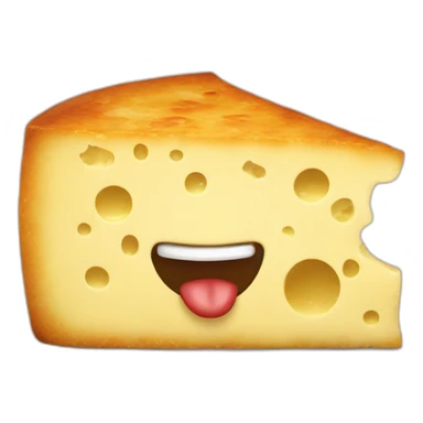 Caca sur du fromage sticker