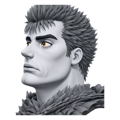 guts from berserk portrait sticker