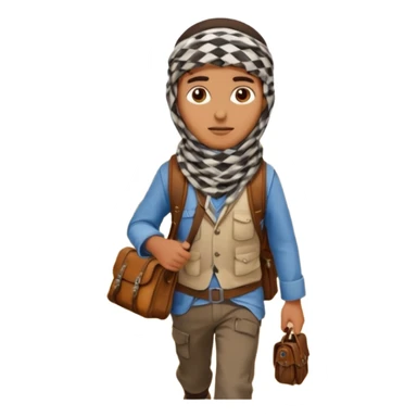 Desert Nomad Traveler sticker