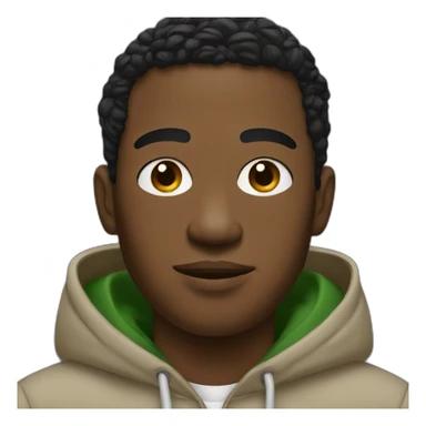 Black men with a bape hoodi sticker