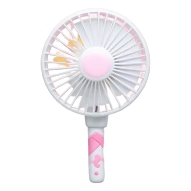 Handheld fan pink white light sanrio melody cute character  sticker
