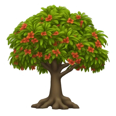 flamboyán tree sticker