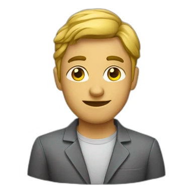 Américain staff grise  sticker