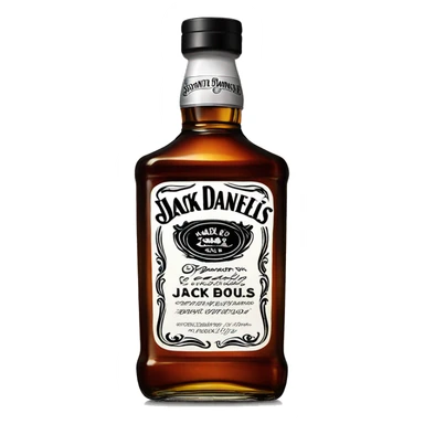 Jack Daniels bottle sticker