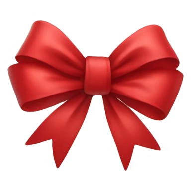 Red bow sticker