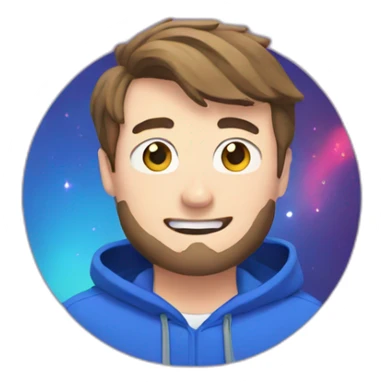 mrbeast logo of youtube sticker