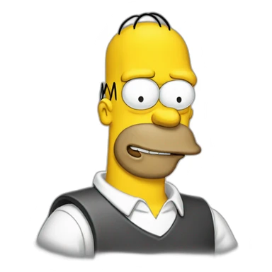 homer-simpsons-high-smoke sticker