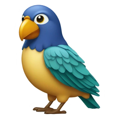 Pajaro con dinero sticker