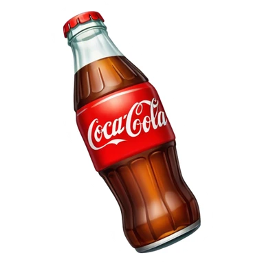X over Coca Cola  sticker