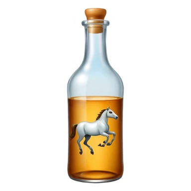 Horse bottle Tito’s sticker